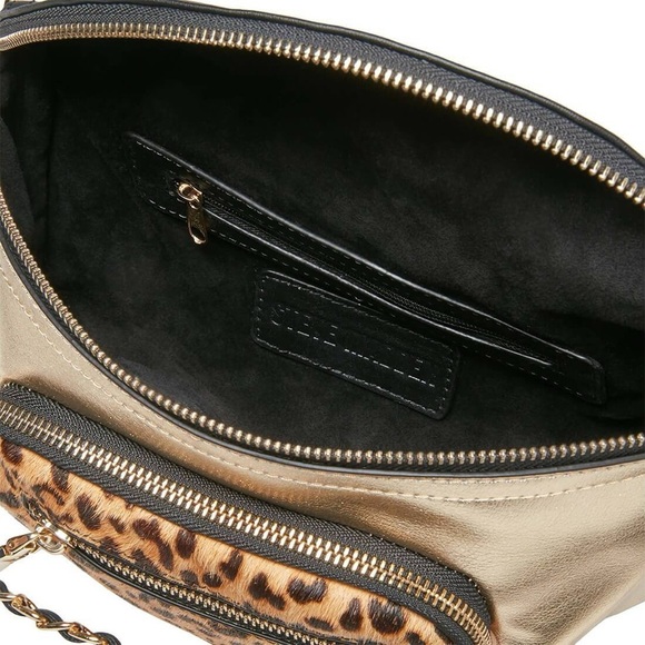 Steve Madden BSUMMIT ANIMAL PRINT (Leopard) Convertible Crossbody Bag | NEW🤎🖤 - Picture 5 of 16